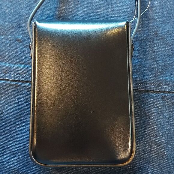 Vegan Faux Leather compact structured festival Shoulderbag - Picture 4 of 9